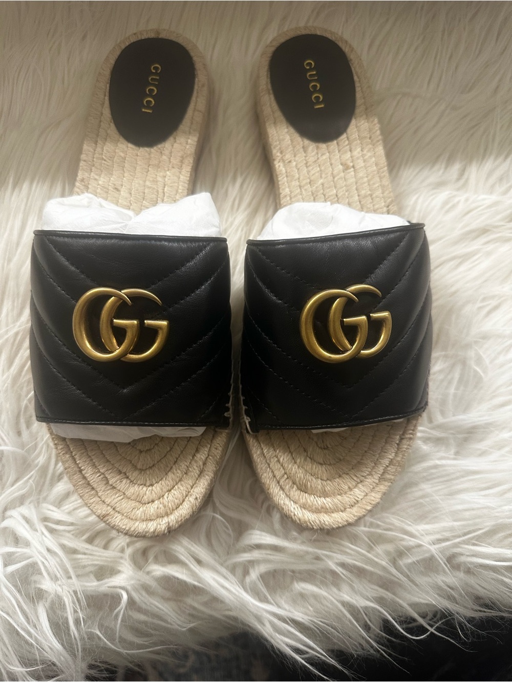 Gucci marmont espadrilles NIB sz 41